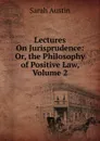 Lectures On Jurisprudence: Or, the Philosophy of Positive Law, Volume 2 - Sarah Austin