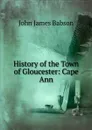 History of the Town of Gloucester: Cape Ann - John James Babson