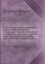 A sketch of the career of Richard F. Burton, collected from Men of eminence;