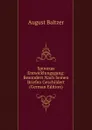 Spinozas Entwicklungsgang: Besonders Nach Semen Briefen Geschildert (German Edition) - August Baltzer