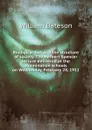 Biological fact and the structure of society. The Herbert Spencer lecture delivered at the examination schools on Wednesday, February 28, 1912 - William Bateson