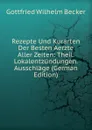 Rezepte Und Kurarten Der Besten Aerzte Aller Zeiten: Theil. Lokalentzundungen. Ausschlage (German Edition) - Gottfried Wilhelm Becker