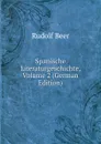 Spanische Literaturgeschichte, Volume 2 (German Edition) - Rudolf Beer