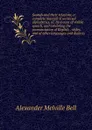 Sounds and their relations, a complete manual of universal alphabetics, ill. by means of visible speech, and exhibiting the pronunciation of English, . styles, and of other languages and dialects - Alexander Melville Bell
