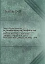 Crown Cases Reserved for Consideration, and Decided by the Judges of England, with a Selection of Cases Relating to Indictable Offences, Argued and . Error: From 13Th Nov., 1852 to 1St May, 1858 - Thomas Bell