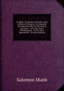 La Bible: Traduction Nouvelle, Avee L.hebreu En Regard, Accompagne Des Pointsvoyelles Et Des Accens Toniques ., Avec Des Notes Philologiques, . Et Du Texte Samaritain; . (French Edition) - Salomon Munk