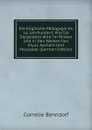 Die Englische Padagogik Im 16. Jahrhundert, Wie Sie Dargestellt Wird Im Wirken Und in Den Werken Von Elyot, Ascham Und Mulcaster (German Edition) - Cornelie Benndorf