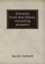 Extracts from the Vahan, including answers - Sarah Corbett