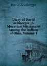 Diary of David Zeisberger: A Moravian Missionary Among the Indians of Ohio, Volume 1 - David Zeisberger