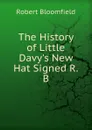 The History of Little Davy.s New Hat Signed R.B - Robert Bloomfield