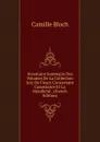 Inventaire Sommaire Des Volumes De La Collection Joly De Fleury Concernant L.assistance Et La Mendicite . (French Edition) - Camille Bloch