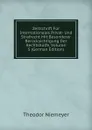 Zeitschrift Fur Internationales Privat- Und Strafrecht Mit Besonderer Berucksichtigung Der Rechtshulfe, Volume 5 (German Edition) - Theodor Niemeyer