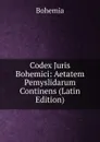 Codex Juris Bohemici: Aetatem Pemyslidarum Continens (Latin Edition) - Bohemia