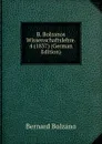 B. Bolzanos Wissenschaftslehre. 4 (1837) (German Edition) - Bernard Bolzano