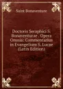 Doctoris Seraphici S. Bonaventurae . Opera Omnia: Commentarius in Evangelium S. Lucae (Latin Edition) - Saint Bonaventure
