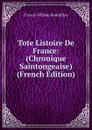 Tote Listoire De France: (Chronique Saintongeaise) (French Edition) - Francis William Bourdillon