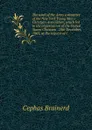 The work of the Army committee of the New York Young Men.s Christian Association, which led to the organization of the United States Christian . 18th December, 1865, at the request of t - Cephas Brainerd