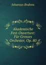 Akademische Fest-Ouverture: Fur Grosses Orchester, Op. 80 - Johannes Brahms