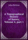 A Topographical History of Surrey, Volume 4,.part 1 - John Britton