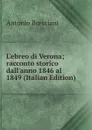 L.ebreo di Verona; racconto storico dall.anno 1846 al 1849 (Italian Edition) - Antonio Bresciani