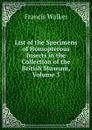 List of the Specimens of Homopterous Insects in the Collection of the British Museum, Volume 3 - Francis Walker