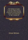 The Statutes at Large: From the Magna Charta, to the End of the Eleventh Parliament of Great Britain, Anno 1761 Continued to 1807, Volume 20 - Great Britain