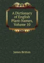 A Dictionary of English Plant-Names, Volume 10 - James Britten