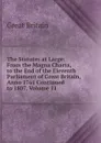The Statutes at Large: From the Magna Charta, to the End of the Eleventh Parliament of Great Britain, Anno 1761 Continued to 1807, Volume 11 - Great Britain