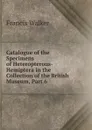 Catalogue of the Specimens of Heteropterous-Hemiptera in the Collection of the British Museum, Part 6 - Francis Walker