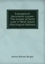 Euangelium Secundum Lucam: The Gospel of Saint Luke in West-Saxon (Old English Edition) - James Wilson Bright