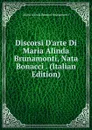 Discorsi D.arte Di Maria Alinda Brunamonti, Nata Bonacci . (Italian Edition) - María Alinda Bonacci Brunamonti