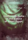 Coptic apocrypha in the dialect of upper Egypt; - E. A. Wallis Budge
