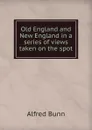 Old England and New England in a series of views taken on the spot - Alfred Bunn