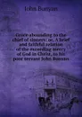 Grace abounding to the chief of sinners: or, A brief and faithful relation of the exceeding mercy of God in Christ, to his poor servant John Bunyan - John Bunyan