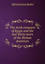 The Arab conquest of Egypt and the last thirty years of the Roman dominion - Alfred Joshua Butler