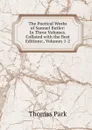 The Poetical Works of Samuel Butler: In Three Volumes. Collated with the Best Editions:, Volumes 1-2 - Thomas Park