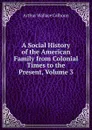 A Social History of the American Family from Colonial Times to the Present, Volume 3 - Arthur Wallace Calhoun