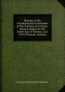 Minutes of the Constitutional Convention of the Territory of Arizona: Session Began On the Tenth Day of October, A.D. 1910. Phoenix, Arizona - Arizona Constitutional Convention