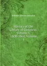 History of the Library of Congress: Volume I, 1800-1864, Volume 1 - William Dawson Johnston