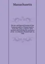 Private and Special Statutes of the Commonwealth of Massachusetts, from May 1822, to March 1830: Revised and Published by Authority of the . to a Resolve, Passed April 16, 1836 - Massachusetts