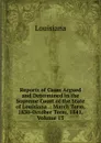 Reports of Cases Argued and Determined in the Supreme Court of the State of Louisiana .: March Term, 1830-October Term, 1841, Volume 13 - Louisiana