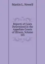 Reports of Cases Determined in the Appellate Courts of Illinois, Volume 105 - Martin L. Newell