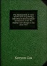 The classic point of view; six lectures on painting delivered on the Scammon foundation at the Art institute of Chicago in the year 1911 - Kenyon Cox