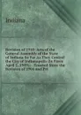Revision of 1910: Acts of the General Assembly of the State of Indiana So Far As They Control the City of Indianapolis (In Force April 5, 1909) : . Enacted Since the Revision of 1904 and Pri - Indiana