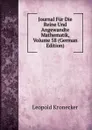 Journal Fur Die Reine Und Angewandte Mathematik, Volume 58 (German Edition) - Leopold Kronecker