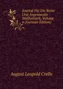 Journal Fur Die Reine Und Angewandte Mathematik, Volume 6 (German Edition) - August Leopold Crelle