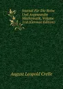 Journal Fur Die Reine Und Angewandte Mathematik, Volume 114 (German Edition) - August Leopold Crelle