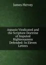 Aspasio Vindicated and the Scripture Doctrine of Imputed Righteousness Defended: In Eleven Letters - James Hervey