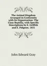 The Animal Kingdom Arranged in Conformity with Its Organization: The Class Reptilia, with Specific Descriptions by E. Griffith and E. Pidgeon. 1831 - John Edward Gray
