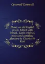 Elene; an old English poem. Edited with introd., Latin original, notes and complete glossary by Charles W. Kent - Cynewulf